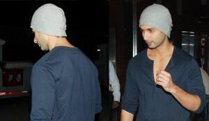 Is Shahid Kapoor feeling cold?
