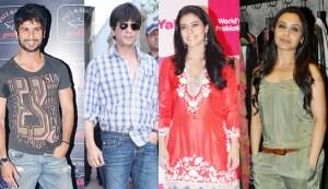 Shahid Kapoor stars with SRK, Kajol, Rani