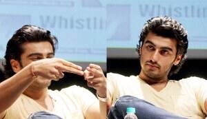 Arjun Kapoor uses sign language!