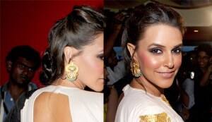 Neha Dhupia embraces gold!