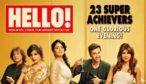Hello magazine January 2013 issue: Madhuri Dixit steals the show from Priyanka Chopra