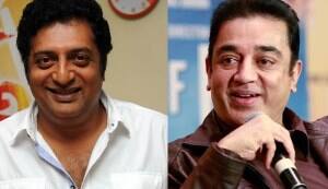 Kamal Haasan wows Prakash Raj on Neengalum Vellalam Oru Kodi