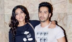 Kalki Koechlin, Anurag Kashyap, Sonam Kapoor, Varun Dhawan, Zoya Akhtar, Karan Johar attend the special screening of Bombay Talkies