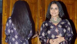 Vidya Balan flaunts a weird hairdo!