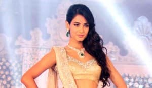 Sonal Chauhan walks the ramp for Neeta Lulla’s Shenai collection
