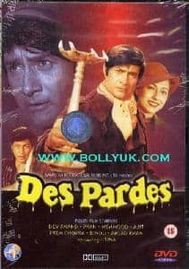 pardes movie cast