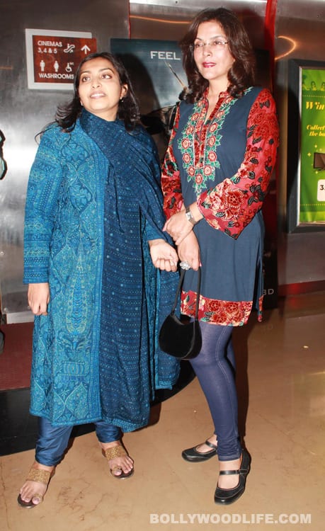 Soha Ali Khan, Zeenat Aman at the screening of 'Chaurahen' - Bollywood ...