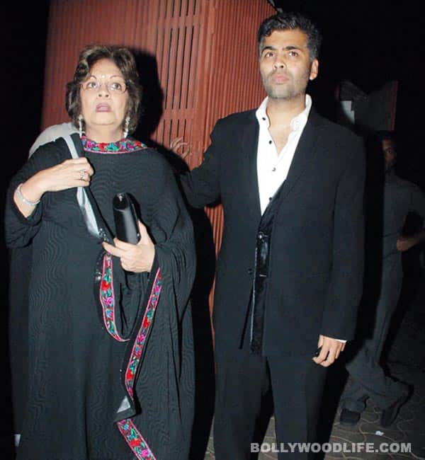 Karan Johar’s mother Hiroo Johar hospitalised - Bollywoodlife.com