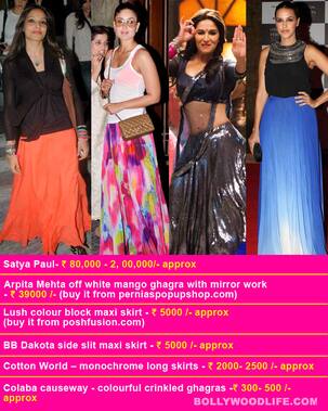 Want Madhuri Dixit, Kareena Kapoor or Neha Dhupia’s sexy ghagra look?