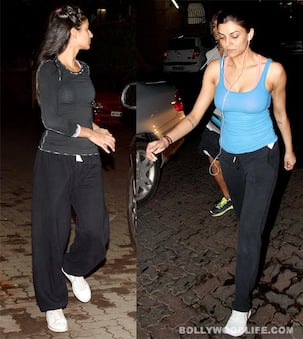 Katrina Kaif and Sushmita Sen get all sporty!