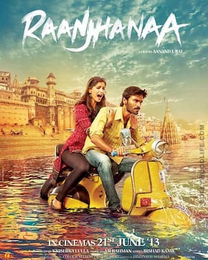 Raanjhanaa new poster: Sonam Kapoor and Dhanush in deep waters