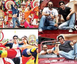 Chennai Express stills: Shahrukh Khan and Deepika Padukone do the Kathakali!