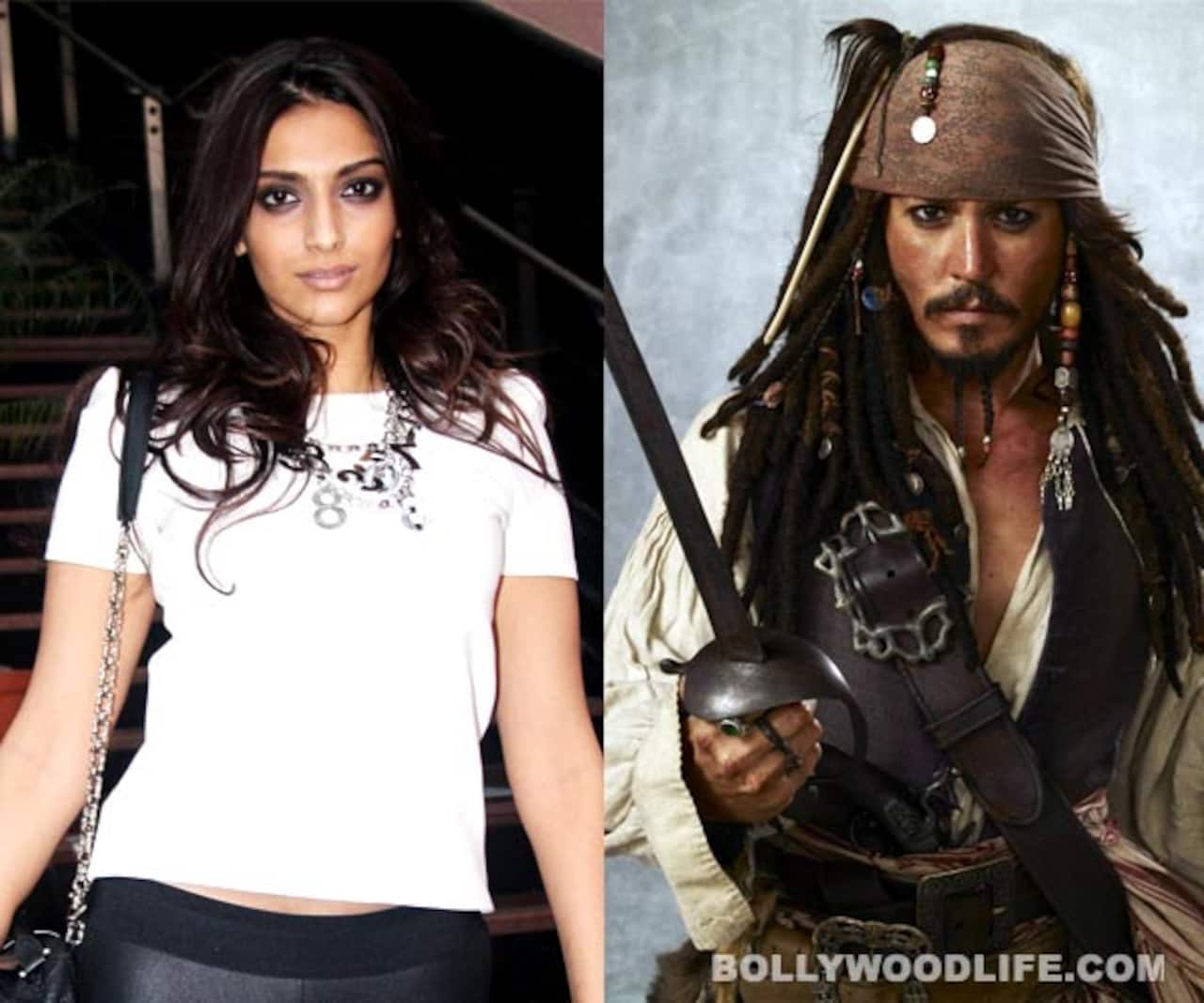 Sonam Kapoor and Johnny Depp in Pirates of the Caribbean 5...really?