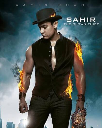 aamir khan in dhoom 3 in hat