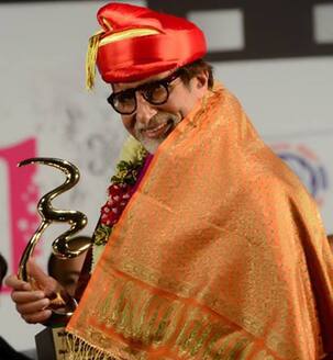 Amitabh Bachchan honoured with Hridaynath Mangeshkar Award