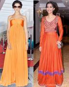 Navratri special: Deepika Padukone and Sonam Kapoor look oh-so-good in orange!