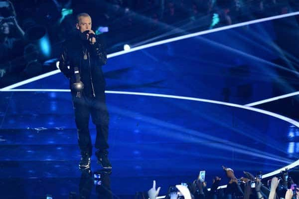 Eminem awarded Global Icon Award at MTV Europe Music Awards ...