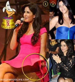 The 3rd BollywoodLife Awards 2013: Katrina Kaif beats Anushka Sharma and Ekta Kapoor to bag the ‘Worst Peek-a-Boo Moment' crown!