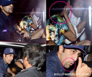 Angry Ranbir Kapoor spotted with a mystery woman in a new look, blasts paparazzi!