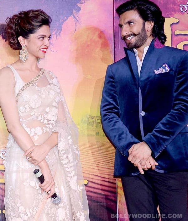 Ranveer Singh and Deepika Padukone are all smiles for the cameras