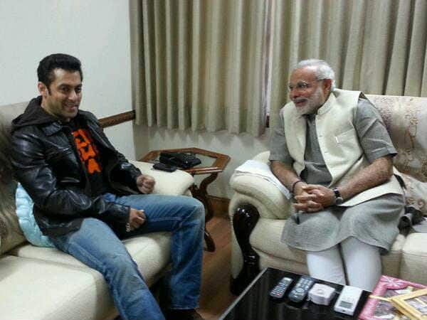 What did Salman Khan and Narendra Modi have for&nbsp;lunch?