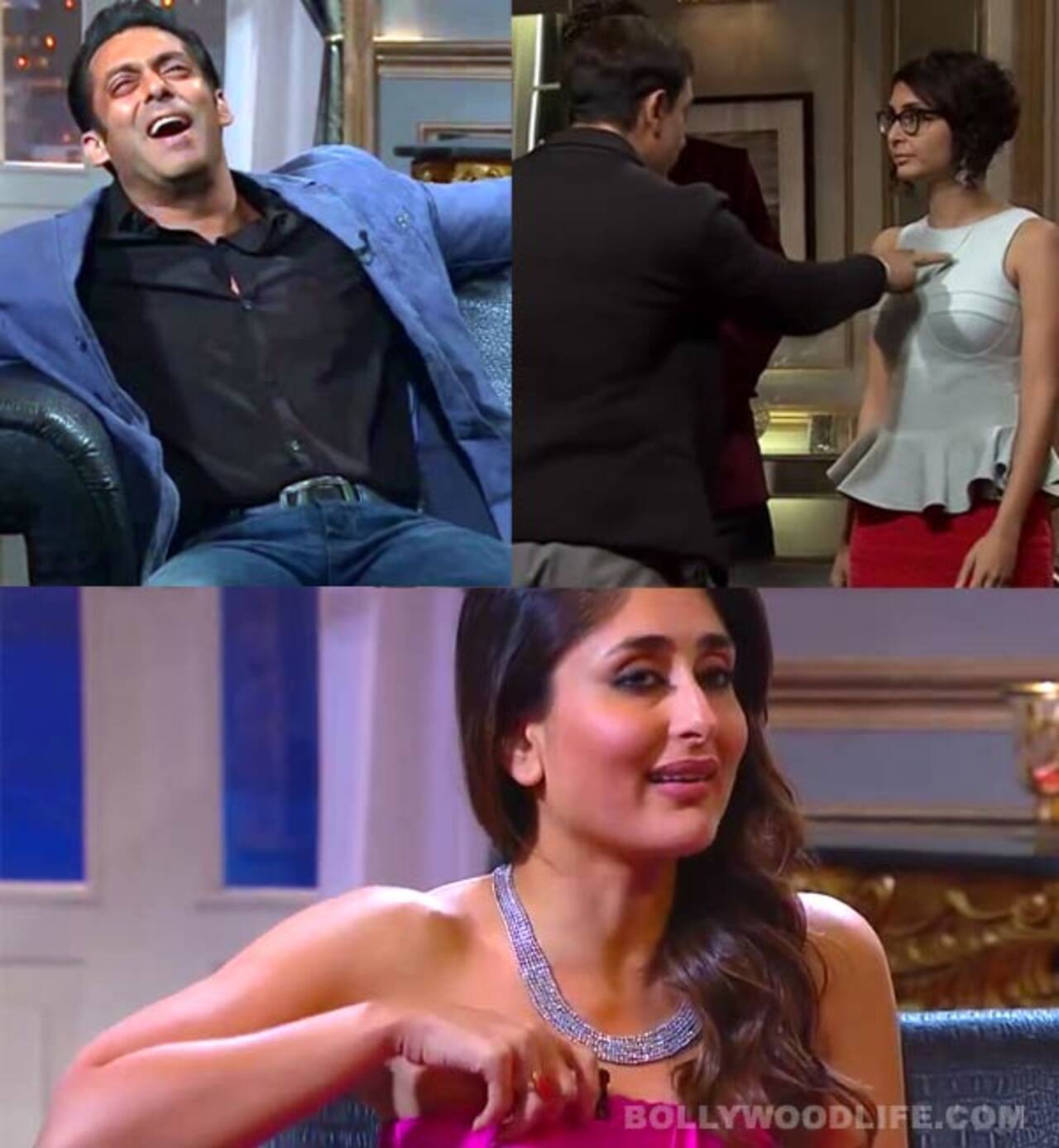 Koffee With Karan 4 Bloopers The Real Salman Khan Aamir Khan And Kareena Kapoor Khan Caught 