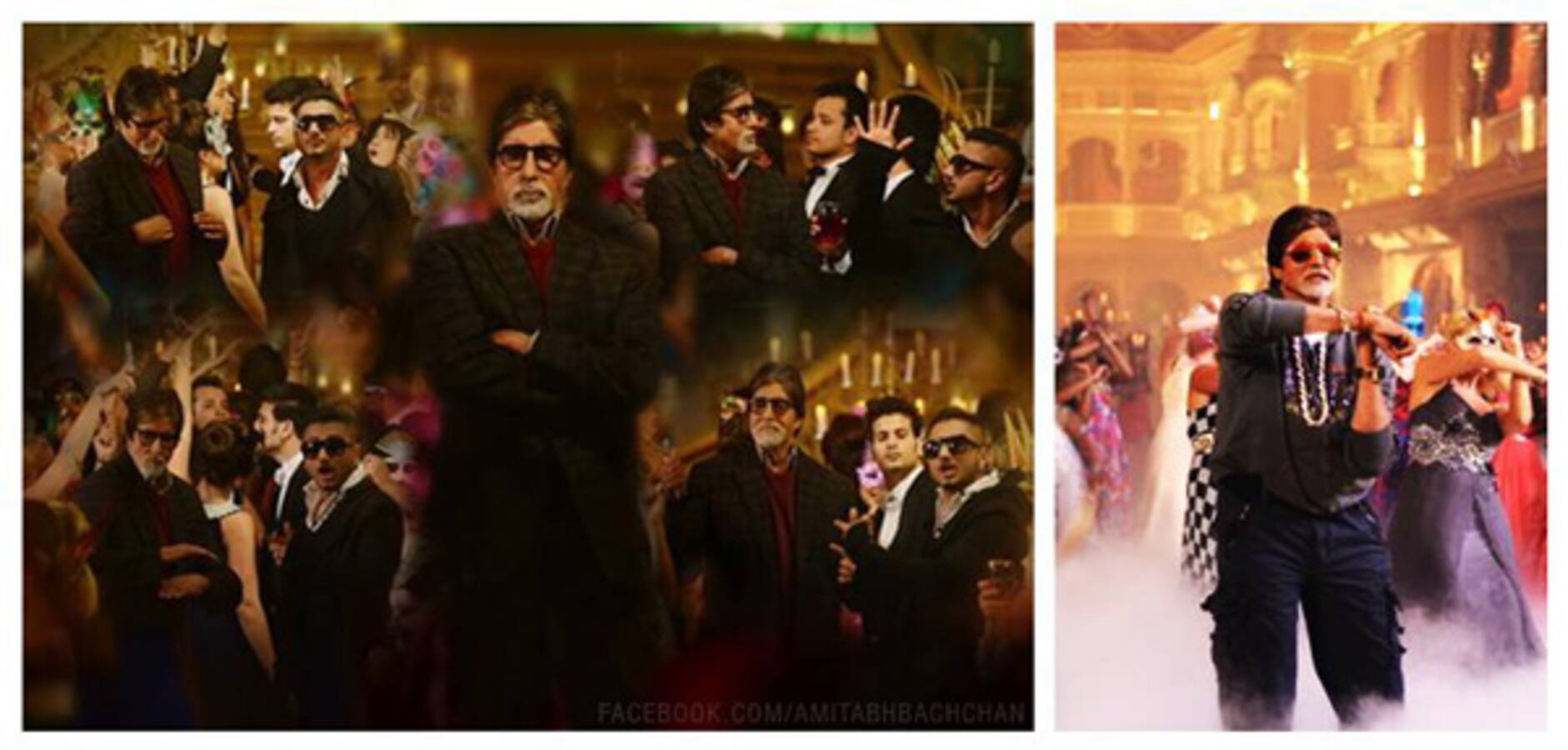 Who was Amitabh Bachchan partying all night with?