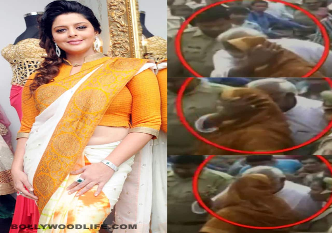 Nagma molested and forcefully kissed by Congress MLA Gaj Raj Sharma in  Meerut rally - watch video! - Bollywood News & Gossip, Movie Reviews,  Trailers & Videos at Bollywoodlife.com