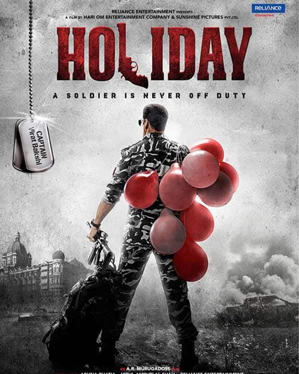 Holiday new poster: Akshay Kumar looks impressive in a soldier's avatar! -  Bollywood News & Gossip, Movie Reviews, Trailers & Videos at  