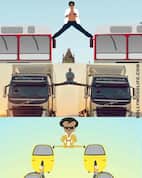 Shahrukh Khan fails to ape Rajinikanth and Jean-Claude Van Damme: Watch video!