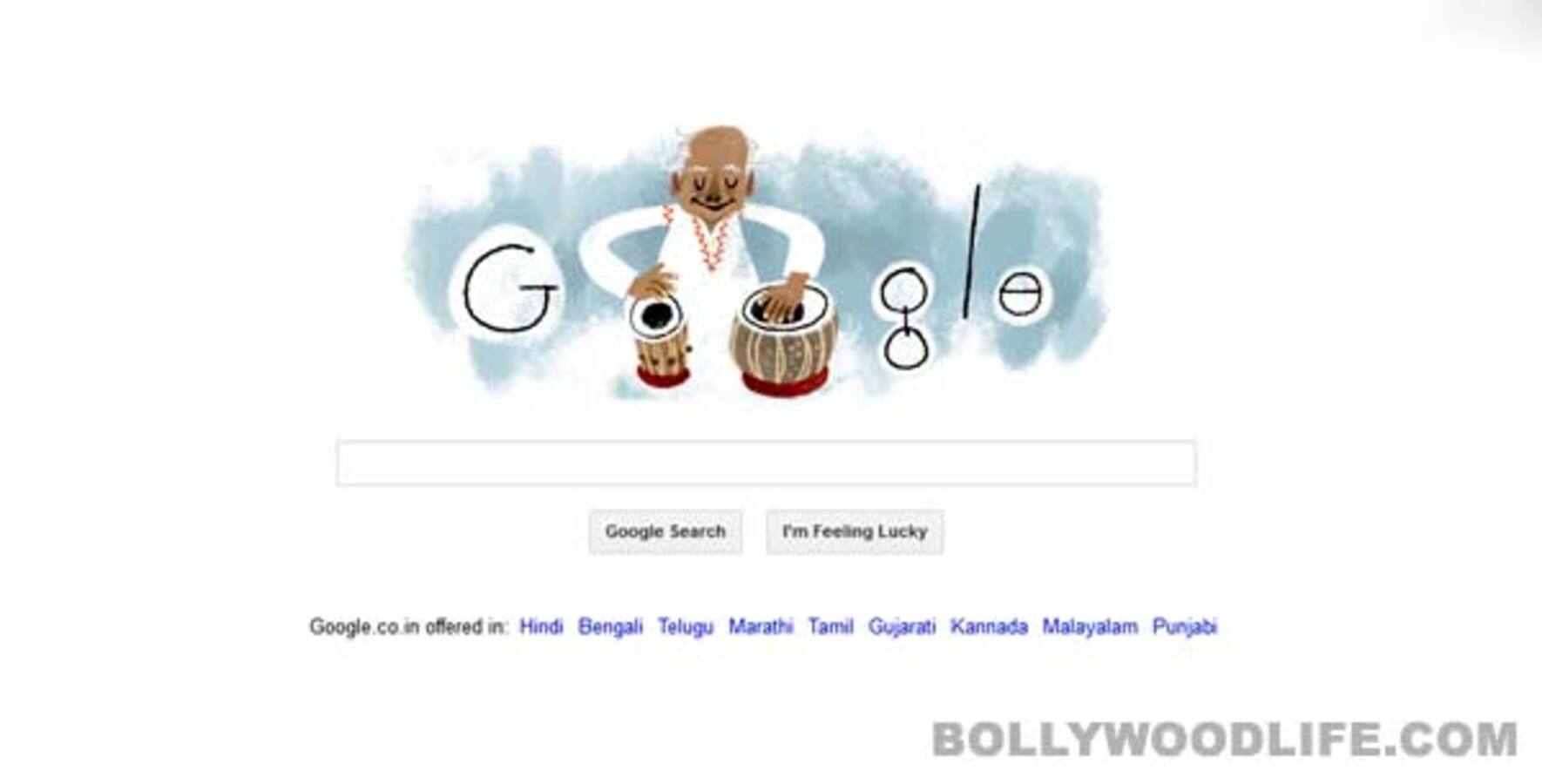 Goggle doodle salutes Ustad Alla Rakha! Bollywood News & Gossip