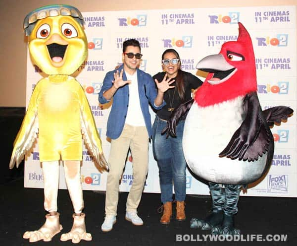 Imran Khan And Sonakshi Sinha Enjoy Themselves At Rio 2 Special Event Bollywood News Gossip Movie Reviews Trailers Videos At Bollywoodlife Com