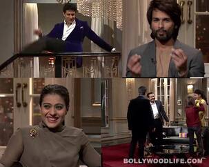Koffee with Karan 4 bloopers: Kajol, Shahid Kapoor and Arjun Kapoor at their candid best - Watch video!