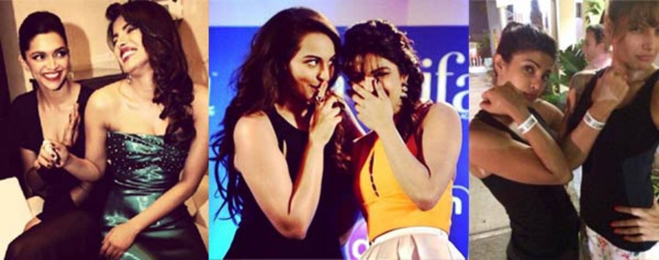 Priyanka Chopra Deepika Padukone Bipasha Basu Have A Blast At Iifa 2014 Bollywood News