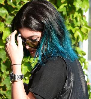Kylie Jenner gives her family the blues