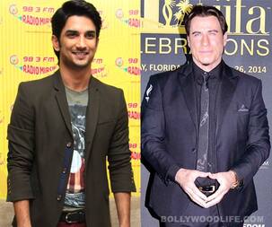 Is Sushant Singh Rajput trying hard to impress John Travolta?