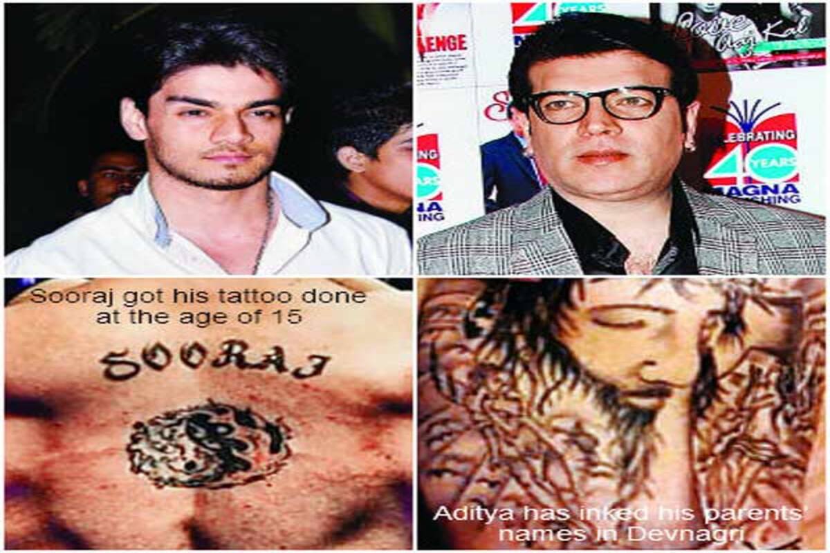 Like Suraj Pancholi Father Aditya Pancholi Gets Inked Too Bollywood News Gossip Movie Reviews Trailers Videos At Bollywoodlife Com