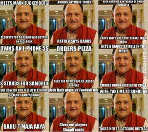 What happened when Alok Nath met the man behind Babuji jokes?
