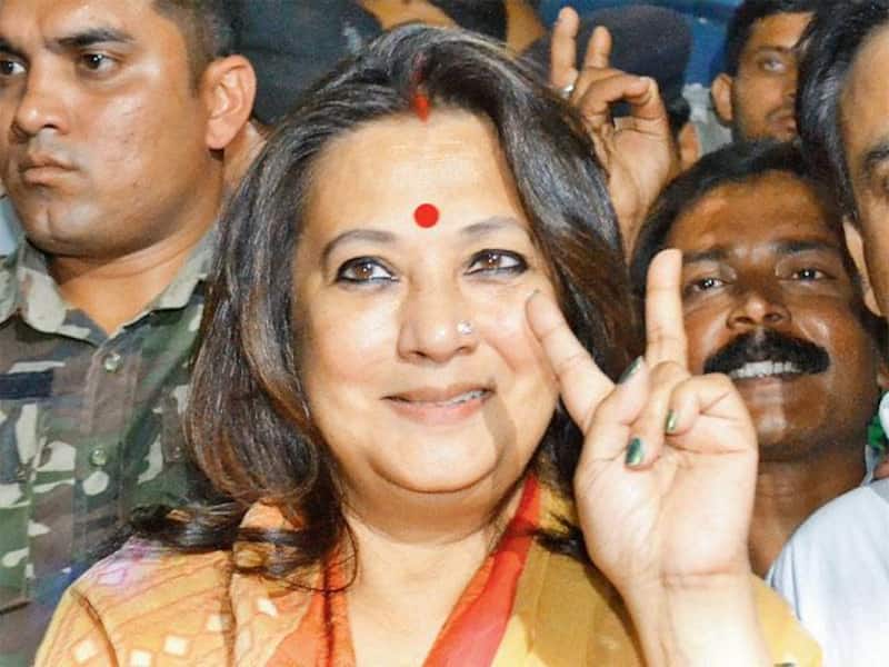 Moon Moon Sen exuberant at having so many women for company in the Lok Sabha