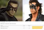 Battle of the masks: Hrithik Roshan's Krrish wins over Salman Khan's Kick