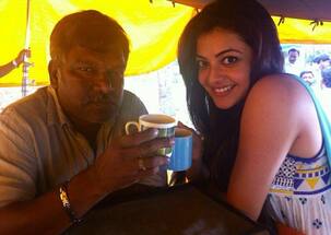 Kajal Aggarwal has a blast shooting for Govindudu Andarivadele!
