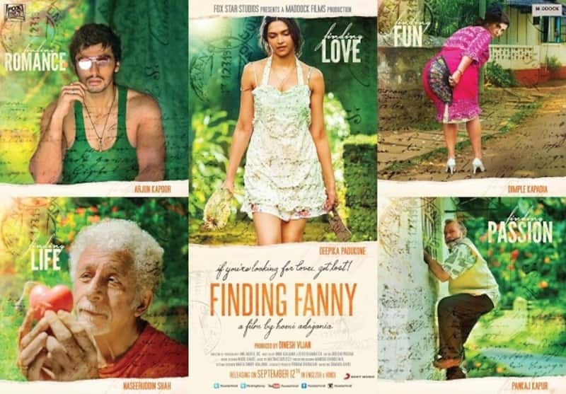 Finding Fanny poster: Dimple Kapadia shines in the poster of the Deepika Padukone-Arjun Kapoor starrer