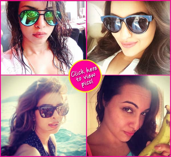 Priyanka Chopra Or Sonakshi Sinha Who Has Hotter Selfies Vote Bollywood News And Gossip