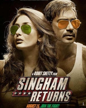 Kareena Kapoor pouts on the poster of Singham 2