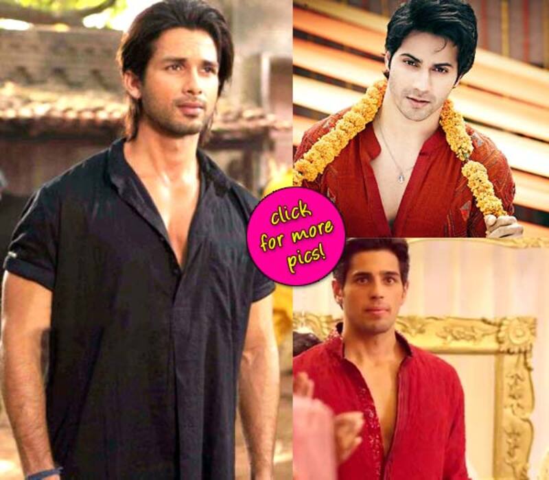 Varun Dhawan Sidharth Malhotra Or Shahid Kapoor Who Looks The Hottest In Pathani Suit