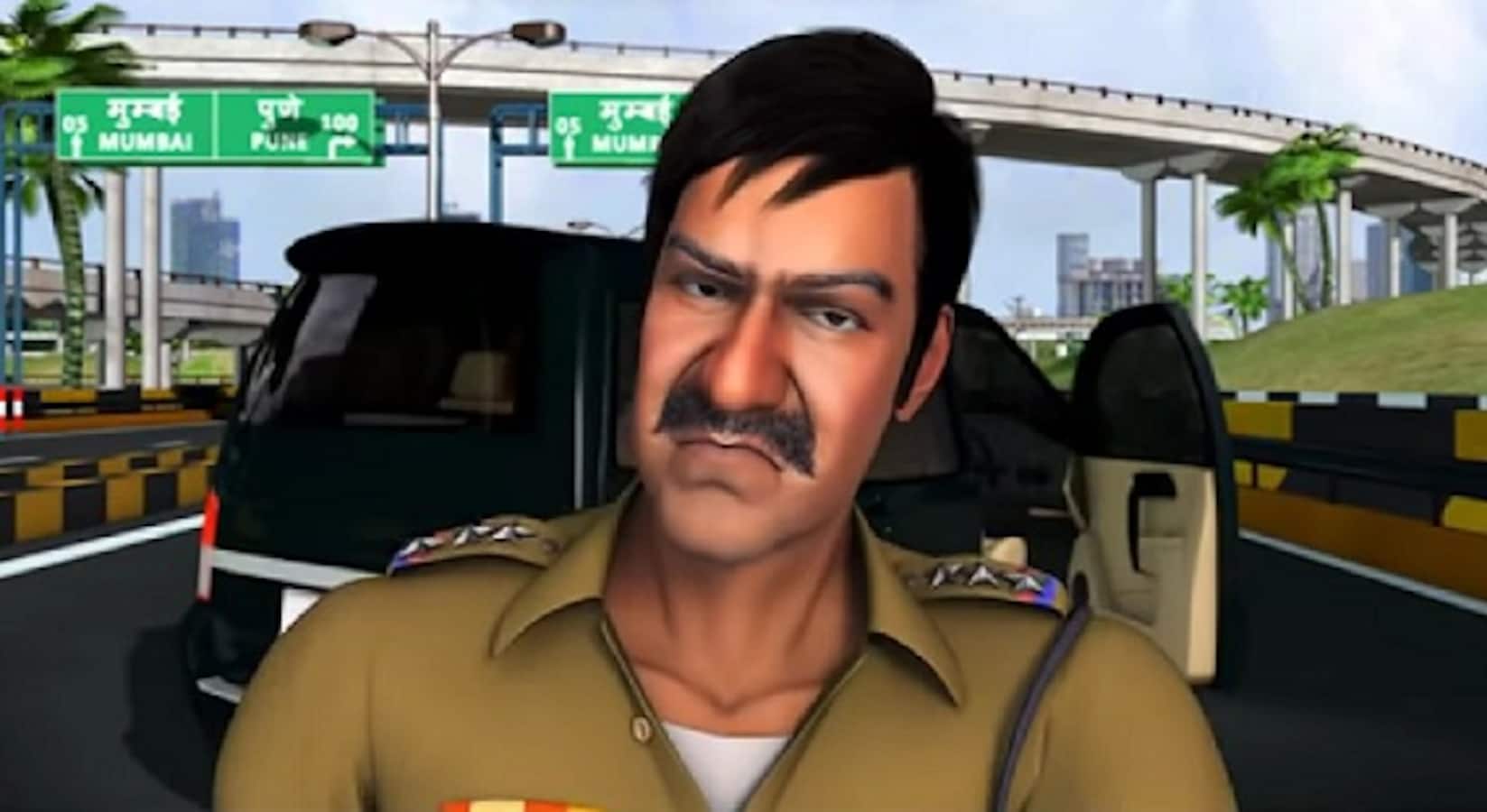 Ajay Devgn dons an animated avatar for Singham Returns promotions! - Bollywood News & Gossip, Movie Reviews, Trailers & Videos at Ajay Devgn dons an animated avatar for Singham Returns promotions! - Bollywood News & Gossip, Movie Reviews, Trailers & Videos at