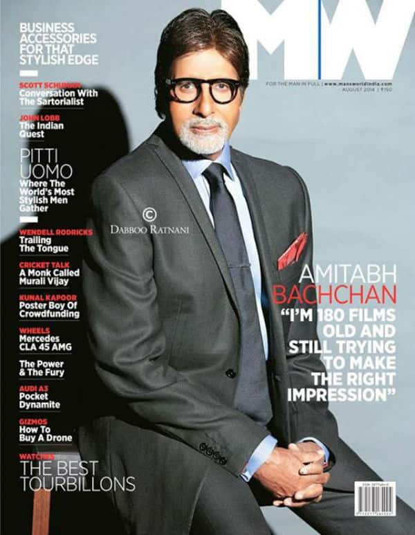 Amitabh Bachchan on the cover of a leading men’s magazine! Bollywood