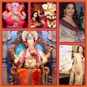 Ganesh Chaturthi 2014: Madhuri Dixit Nene celebrates Ganeshotsav!