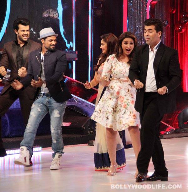 Manish Paul Remo Dsouza Madhuri Dixit Parineeti Hopra Karan Johar 270814 Bollywoodlife Com