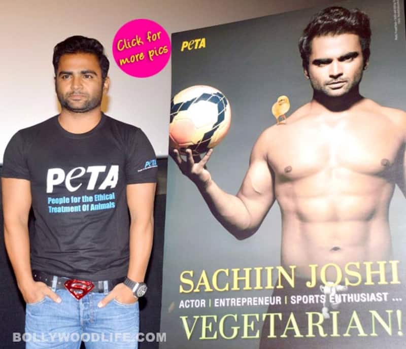 Sachiin Joshi joins hands with PETA, supports vegetarianism – View pics!